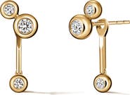 HEARTS ON FIRE Dream 18k Gold Diamond Drop Earrings