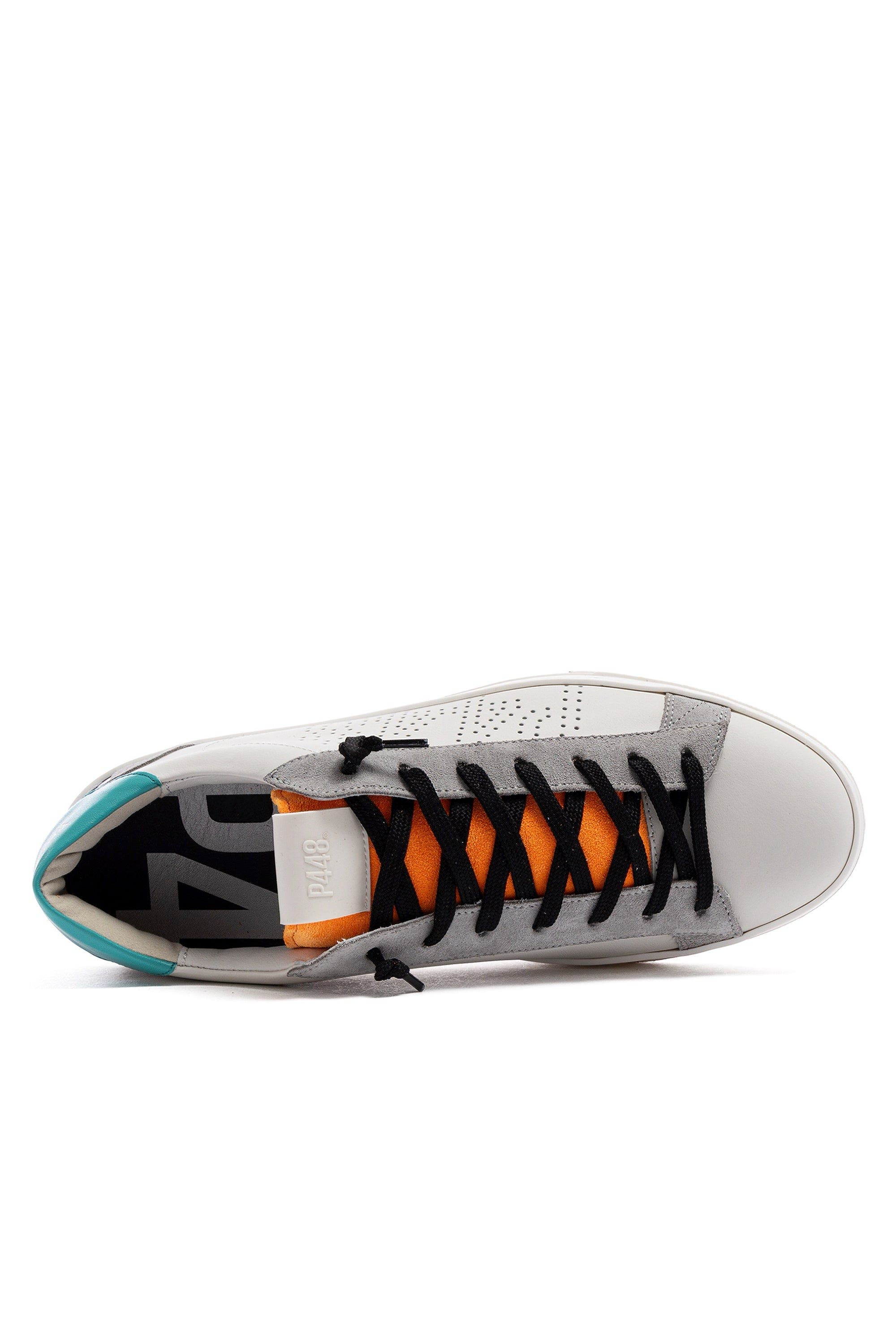 P448 Jack Sneaker, Alternate, color, Acqua Orange