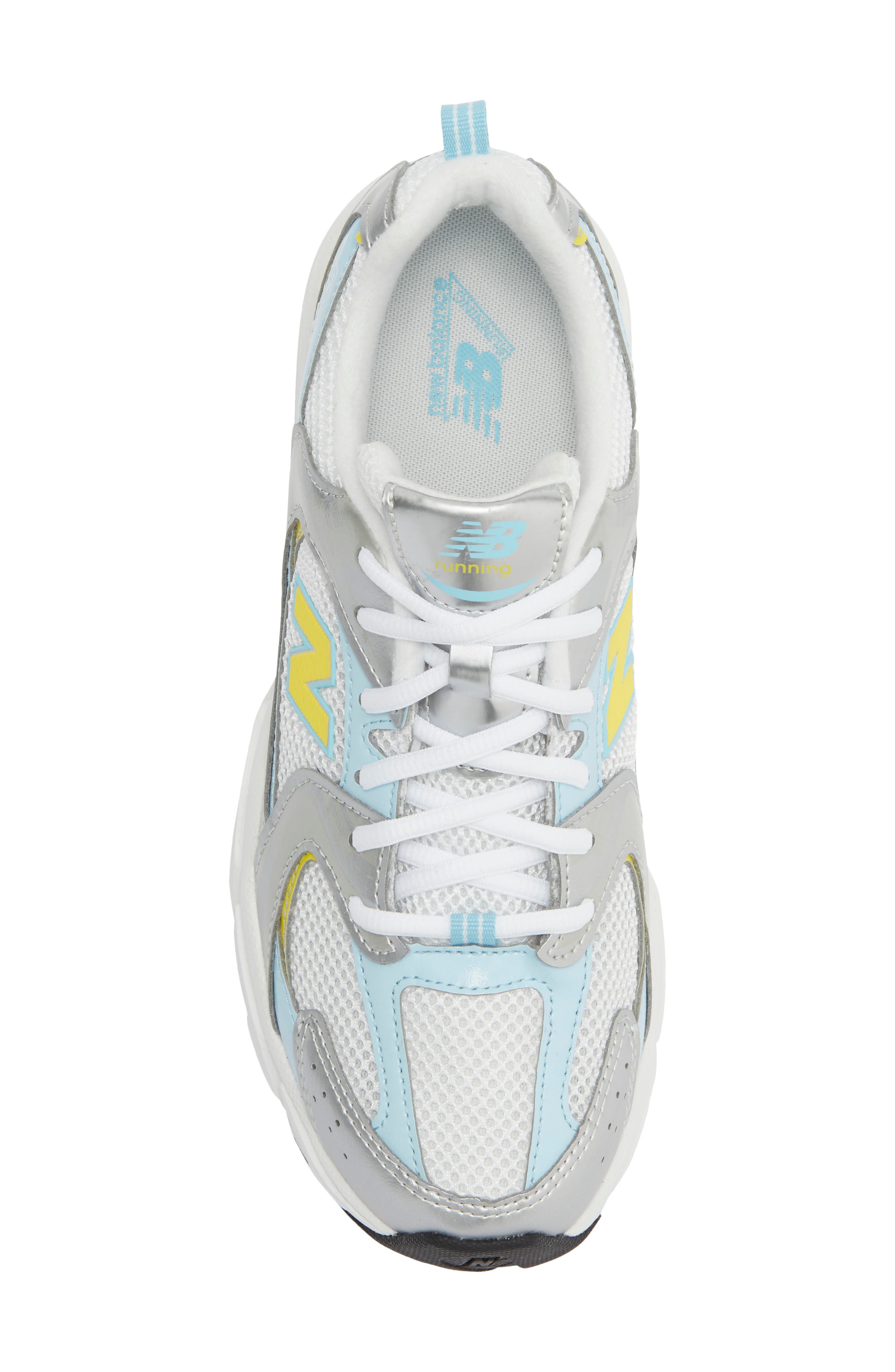 Kids' 530 Sneaker, Alternate, color, SILVER METALLIC/ CLOUD BLUE