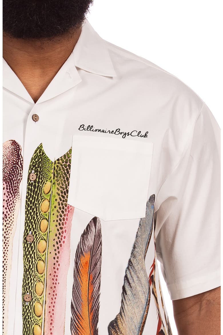 Flight Short Sleeve Woven Button-Up Shirt, Alternate, color, WHISPER WHITE