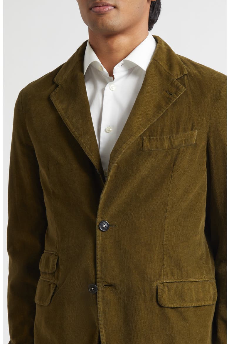 Cotton Corduroy Suit, Alternate, color, MILITARY