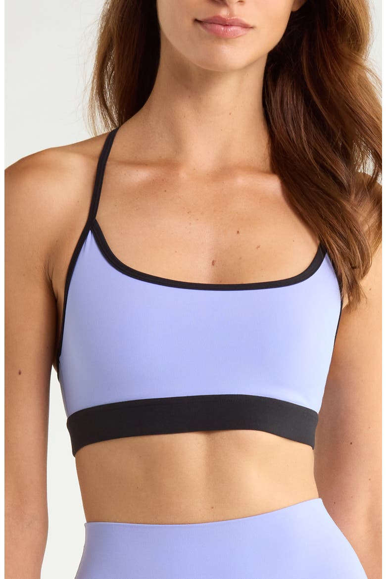 Emerson Airweight Sports Bra, Main, color, PURPLE HAZE/ BLACK