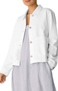 Eileen Fisher Classic Collar Organic Cotton & Organic Linen Jacket