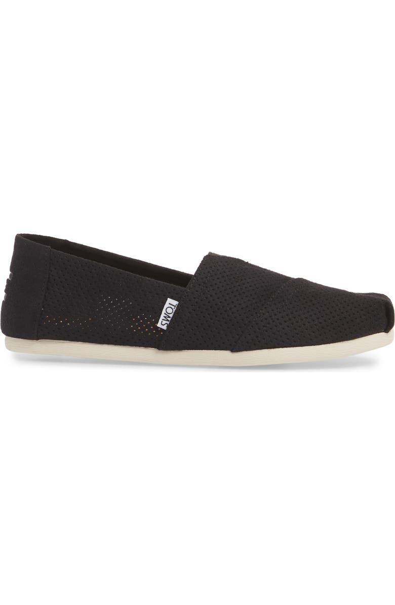 TOMS Alpargata Perforated Slip-On, Alternate, color,
