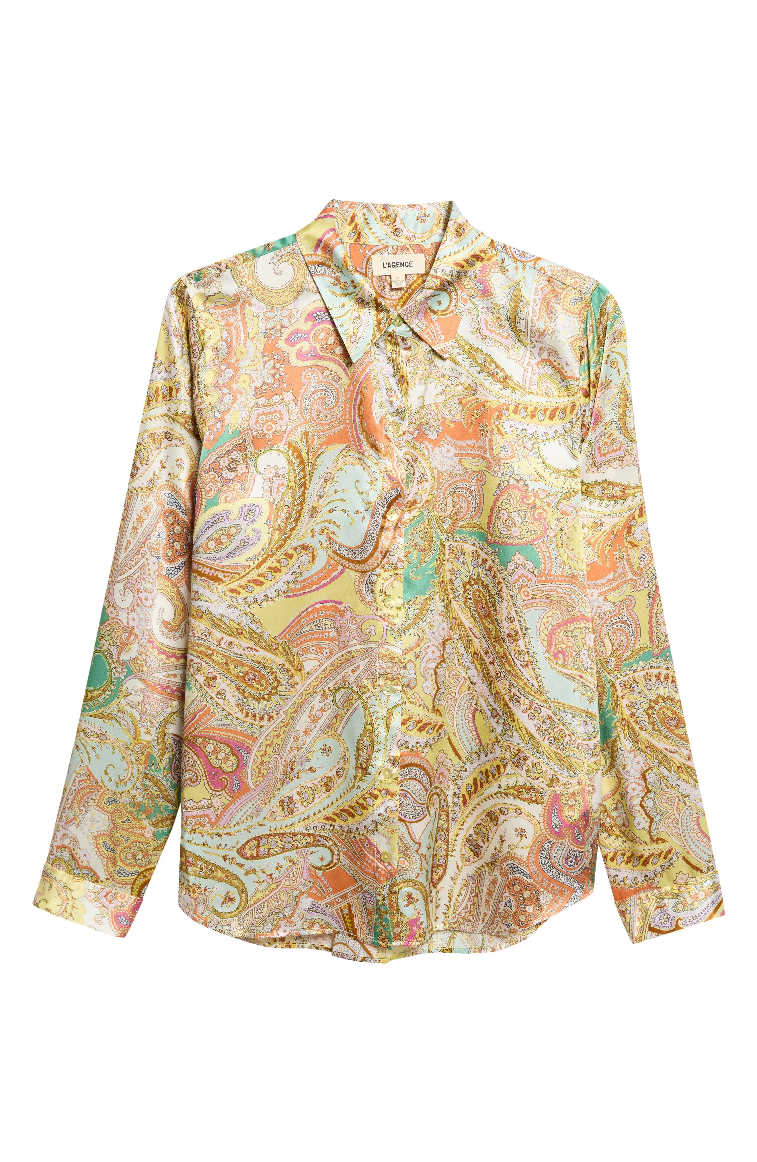 selected GREEN MULTI CLUSTER PAISLEY
