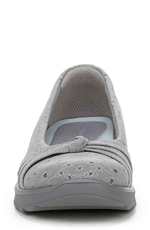 Bzees Gem 2 Ballet Flat In Grey Floral
