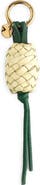 Madewell Woven Pineapple Leather Bag Charm