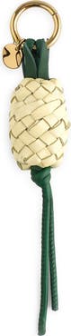Madewell Woven Pineapple Leather Bag Charm