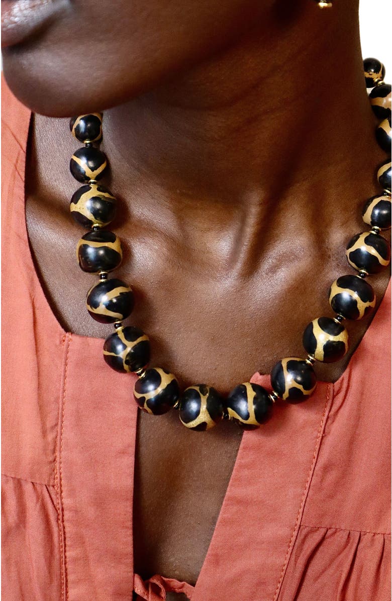 Kazuri Earth Collection - Sahara Sand Necklace - 18'', Alternate, color, Multi