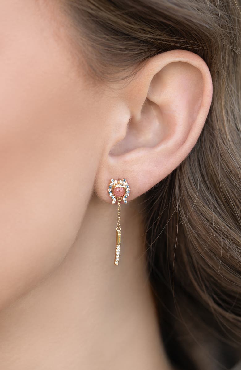 Girls Crew Star Wars<sup>™</sup> Ahsoka Tano<sup>™</sup> Drop Earrings, Alternate, color, Gold