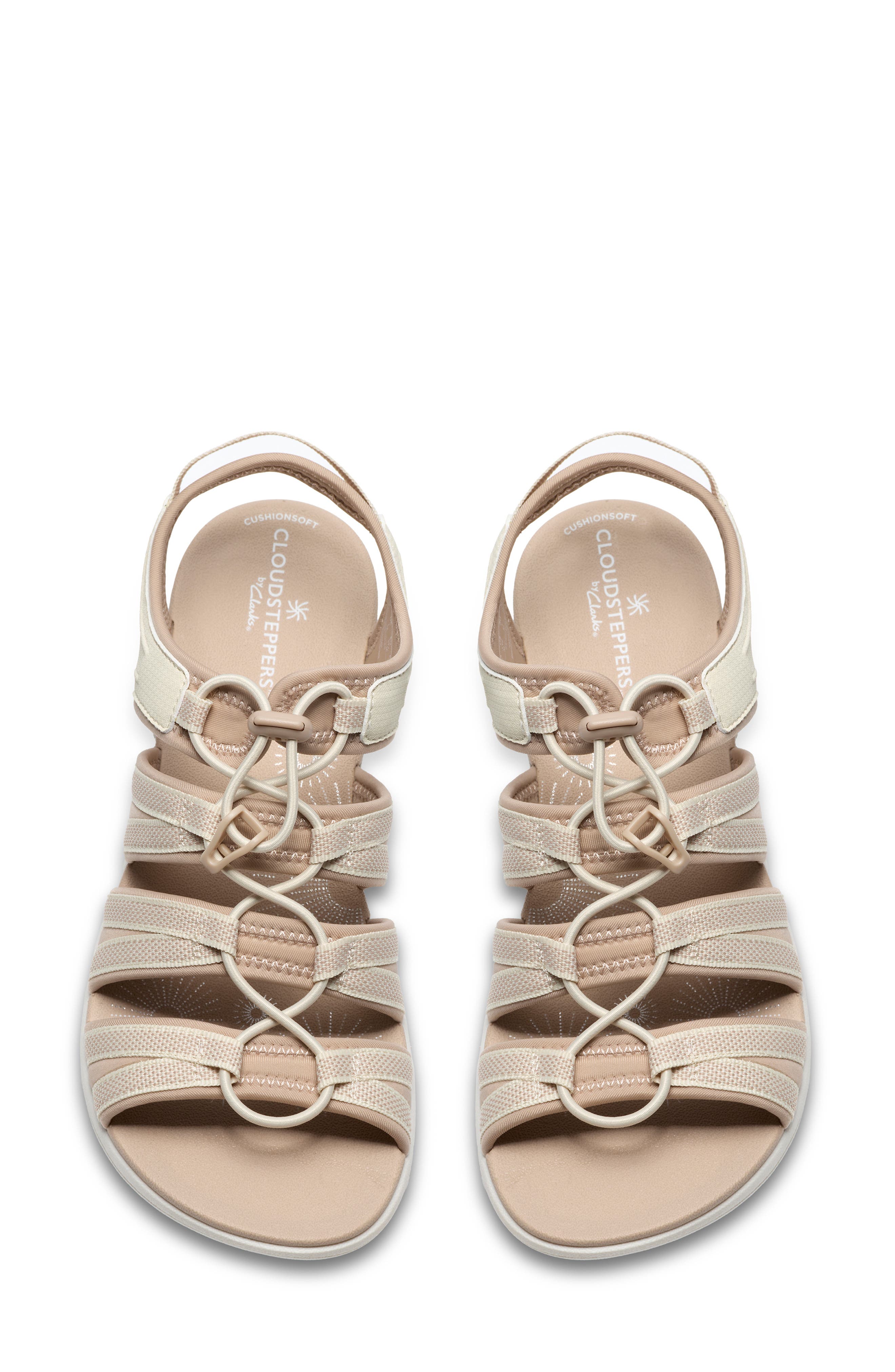 Clarks<sup>®</sup> Mira Mabel Fisherman Sandal, Alternate, color, Cream