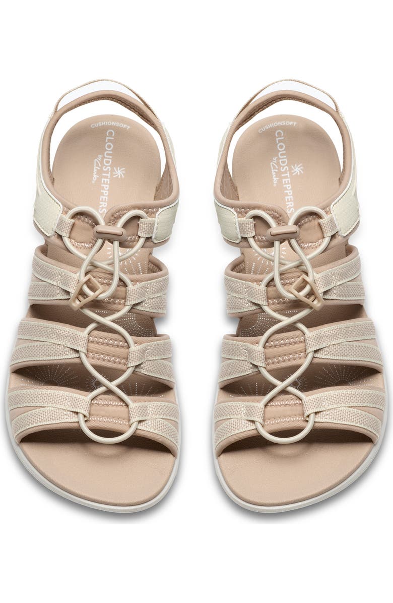 Clarks<sup>®</sup> Mira Mabel Fisherman Sandal, Alternate, color, Cream