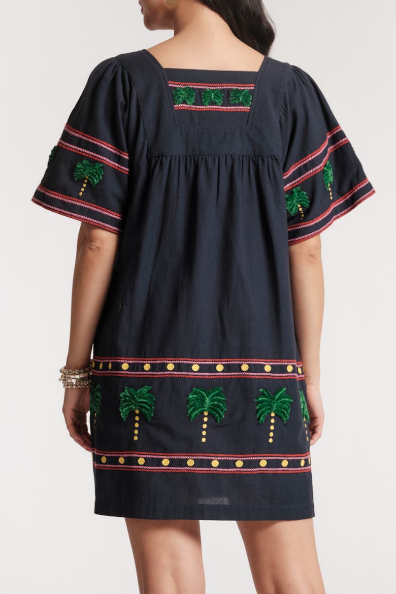 Picnic Mini Palm Tree, Alternate, color, Navy/Multi