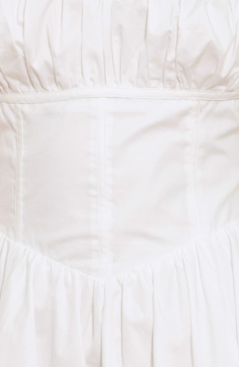 FREEMARKET Cotton Midi Dress, Alternate, color, White