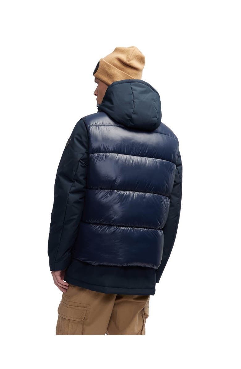 Pajar Men's Kiet 3 In 1 Padded Jacket with Inner Removable Lightweight Vest, Alternate, color, Navy
