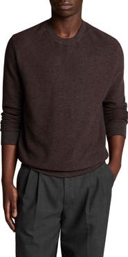 Vince Geometric Jacquard Wool & Cotton Blend Crewneck Sweater