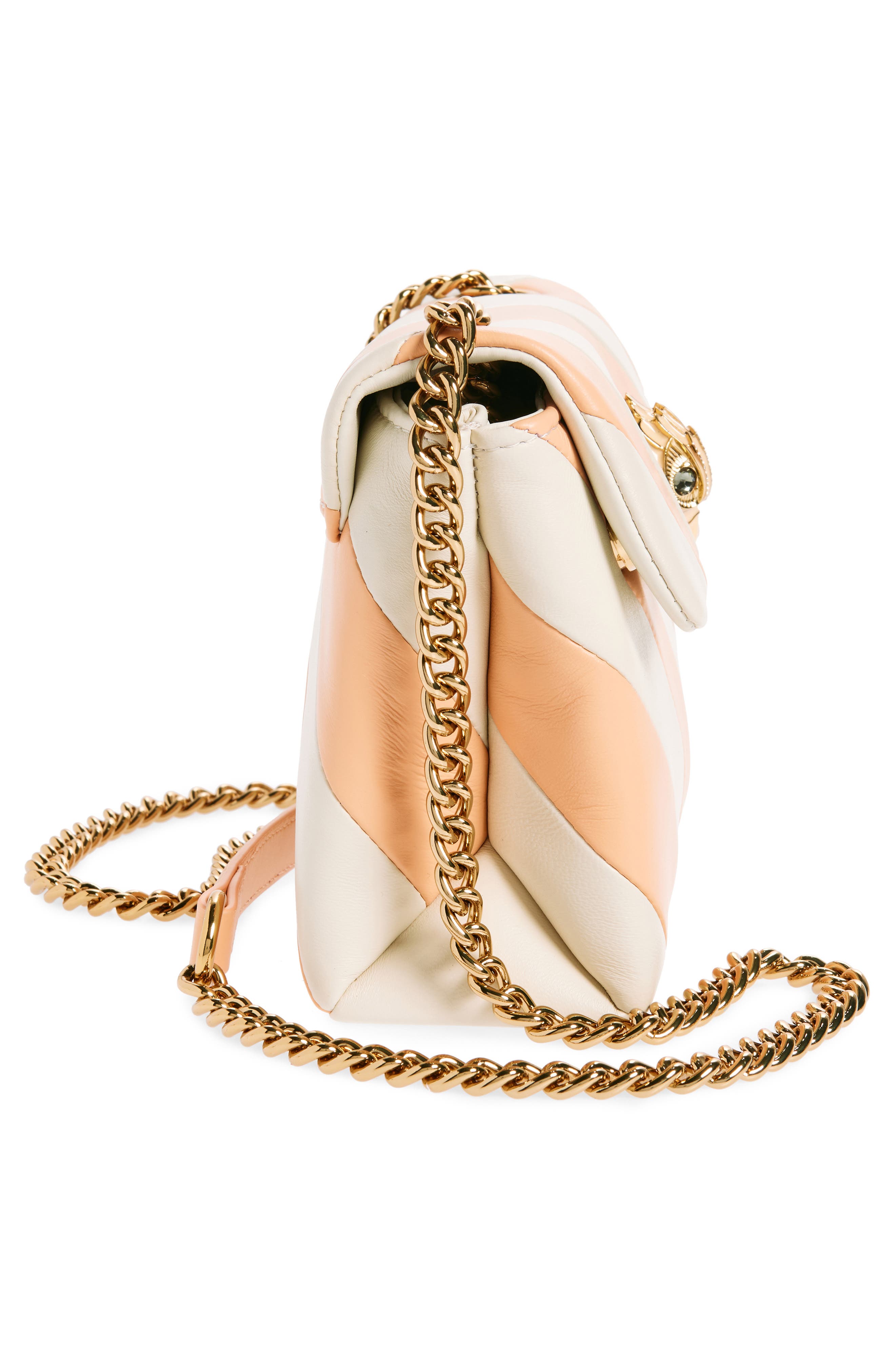 Kurt Geiger London Medium Kensington Leather Convertible Crossbody Bag, Alternate, color, 