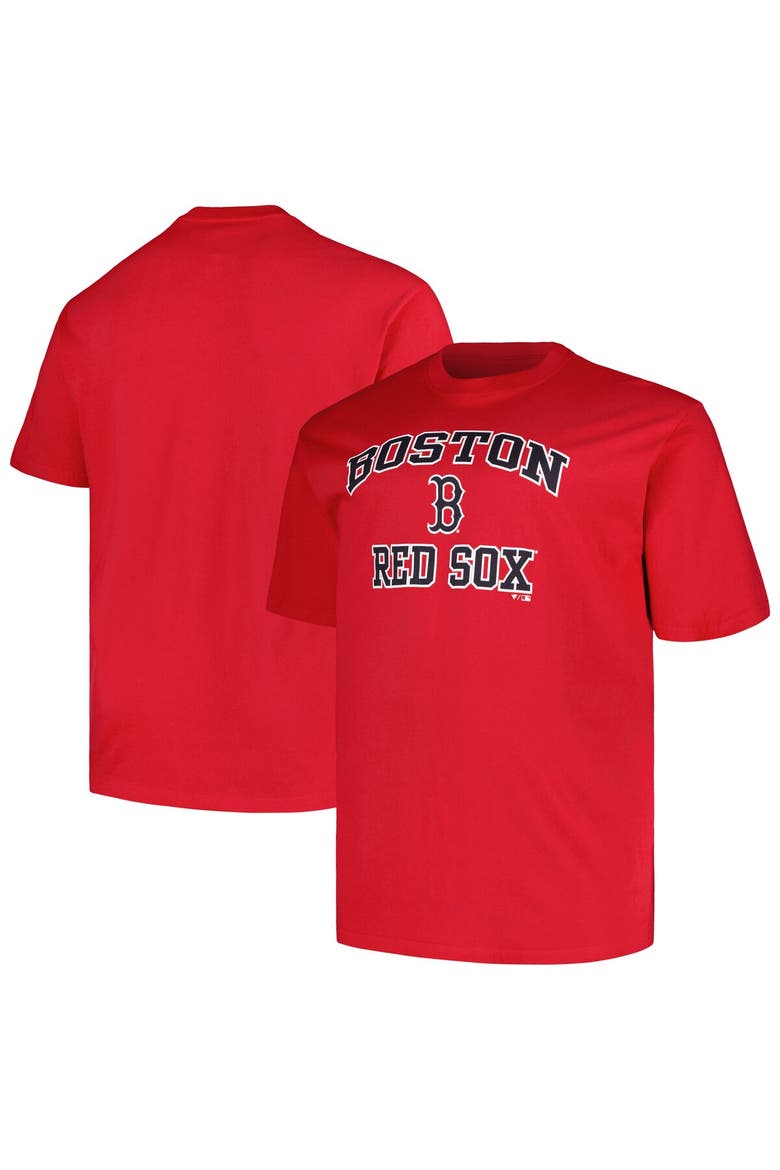 Men's Fanatics Branded Red Boston Red Sox Big & Tall Heart T-Shirt, Main, color, Red