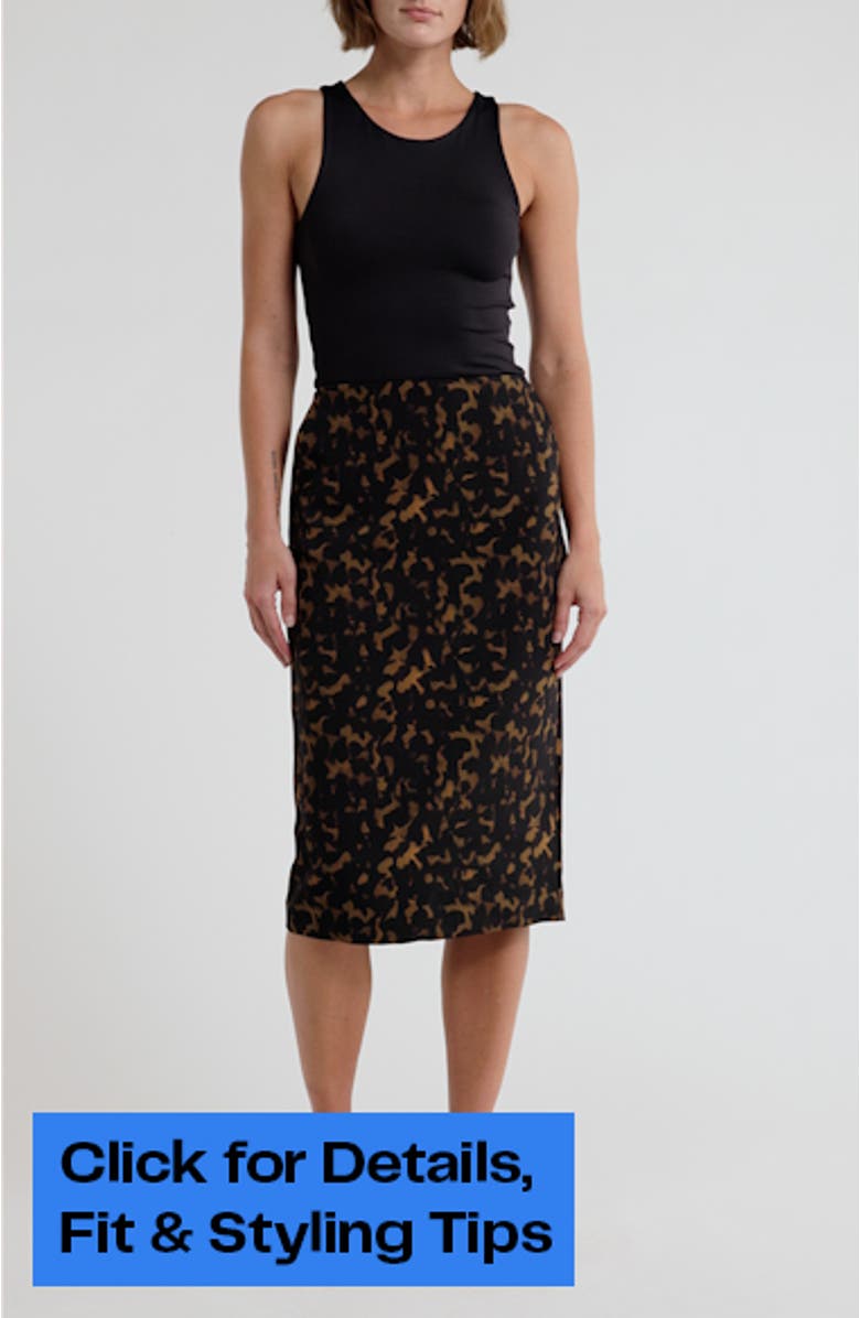 Tortoiseshell Pencil Skirt, sales video thumbnail