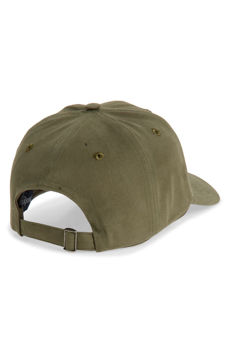 Drake's D Lasso Embroidered Adjustable Baseball Cap, Alternate, color, Khaki