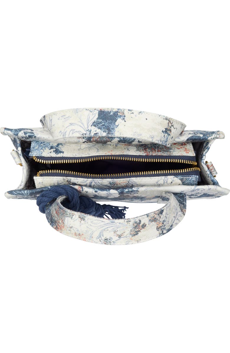 Vince Camuto Aalis Small Tote Bag, Alternate, color, White Floral