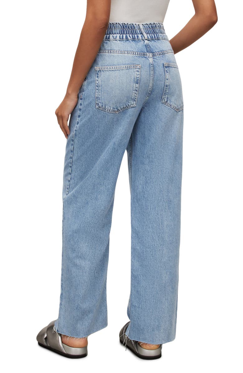 AllSaints Hailey Wide Leg Jeans, Alternate, color,