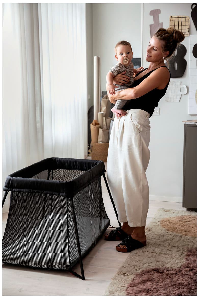 Travel Crib & Sheet Bundle, Alternate, color, SILVER