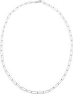 Monica Vinader Alta Textured Chain Link Necklace
