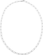 Monica Vinader Alta Textured Chain Link Necklace