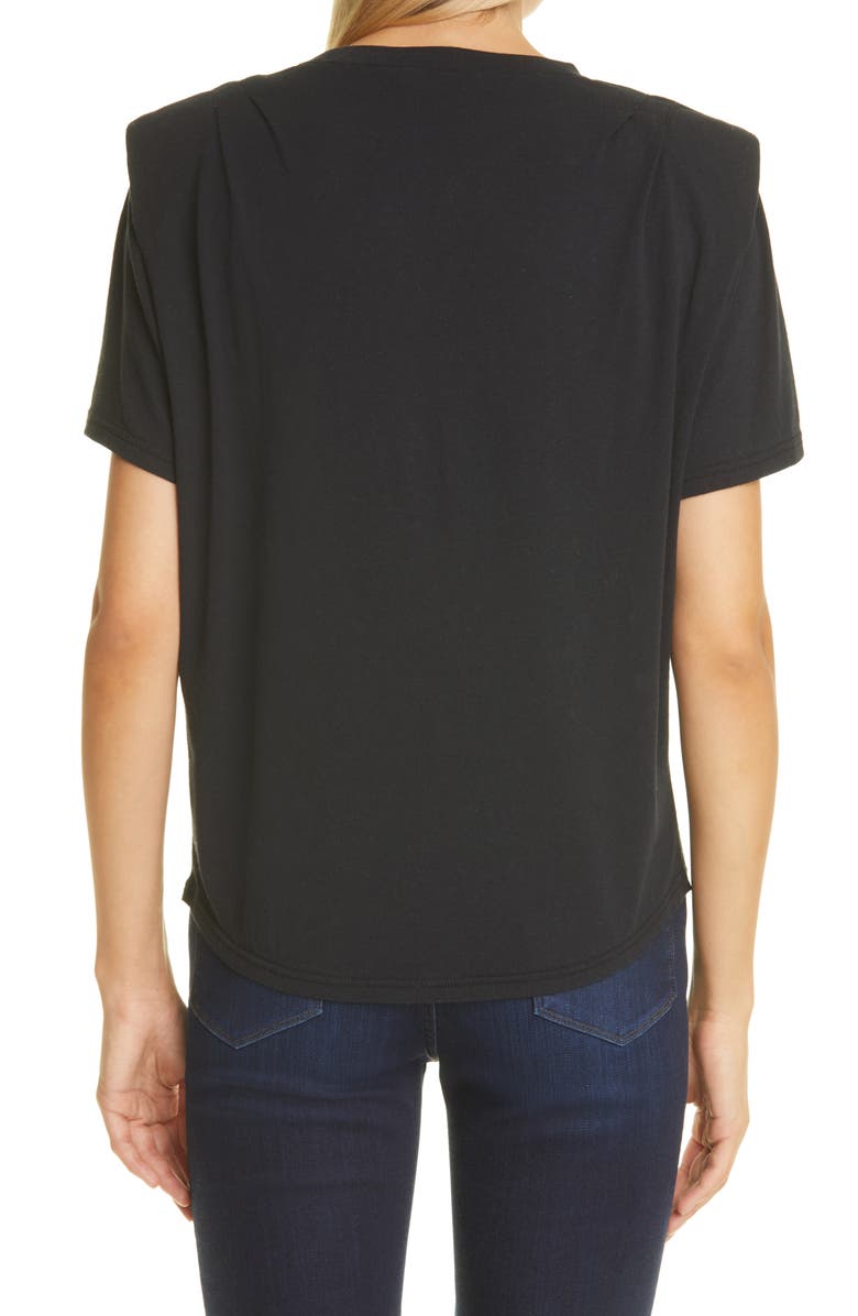FRAME Padded Shoulder Cotton T-Shirt, Alternate, color, 
