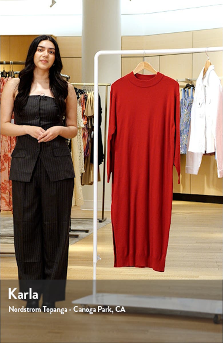 Long Sleeve Sweater Dress, sales video thumbnail