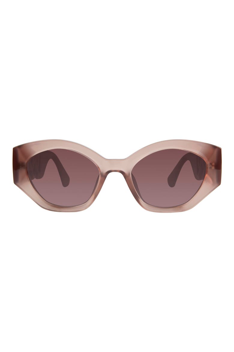 51mm Round Sunglasses, Main, color, MILKY SAND