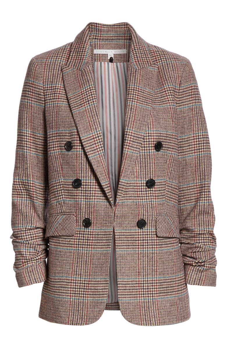 Veronica Beard Beacon Glen Plaid Dickey Jacket, Main, color, 