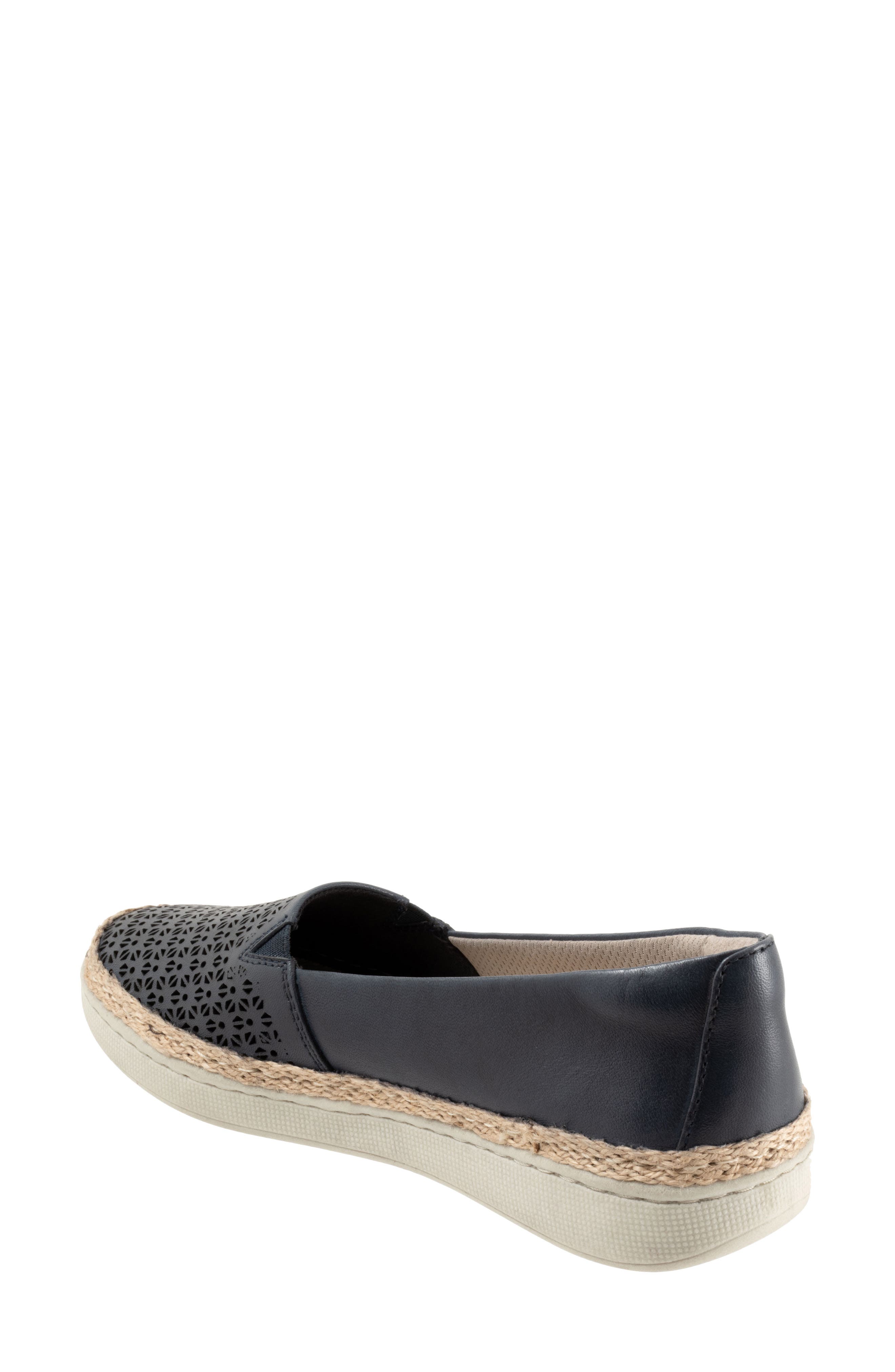 Accent Perf Espadrille Slip-On Sneaker, Alternate, color, NAVY