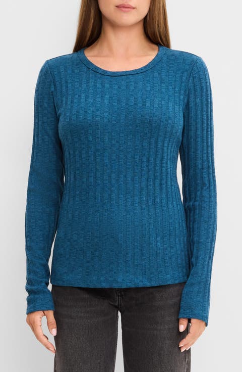 Mireya Long Sleeve Rib Tee