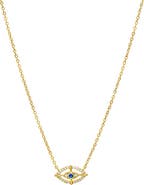 BY ADINA EDEN CZ Evil Eye Pendant Necklace