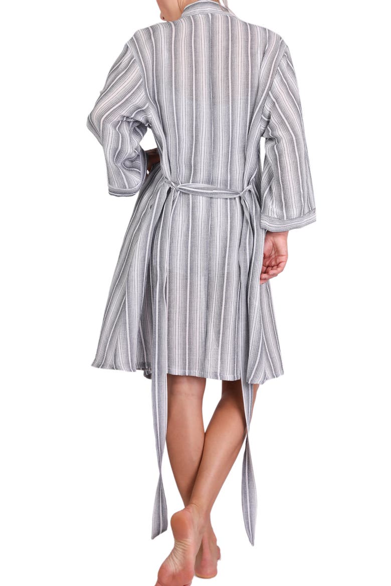 Misty Short Robe, Alternate, color, PERISSA STRIPE