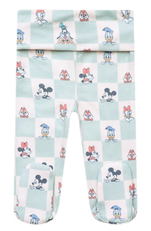 Mickey Mouse & Friends Print Footed Pants (Baby)