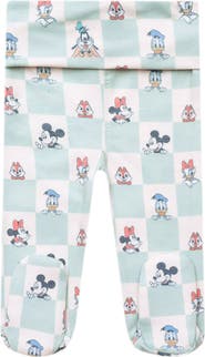 Copper Pearl Mickey Mouse & Friends Print Footed Pants