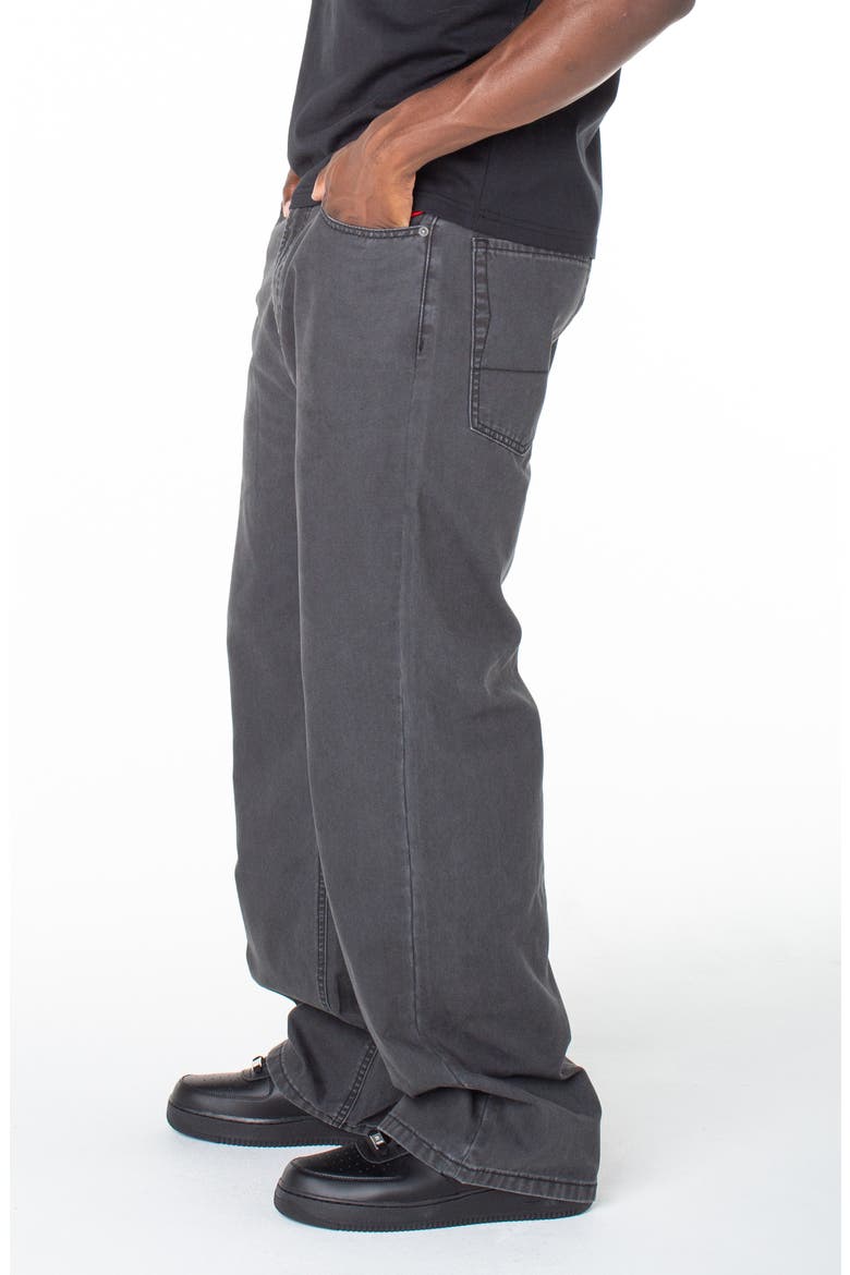 Baggy Contrast Graphic Patch Straight Reaper Pant, Alternate, color, Moonless Night