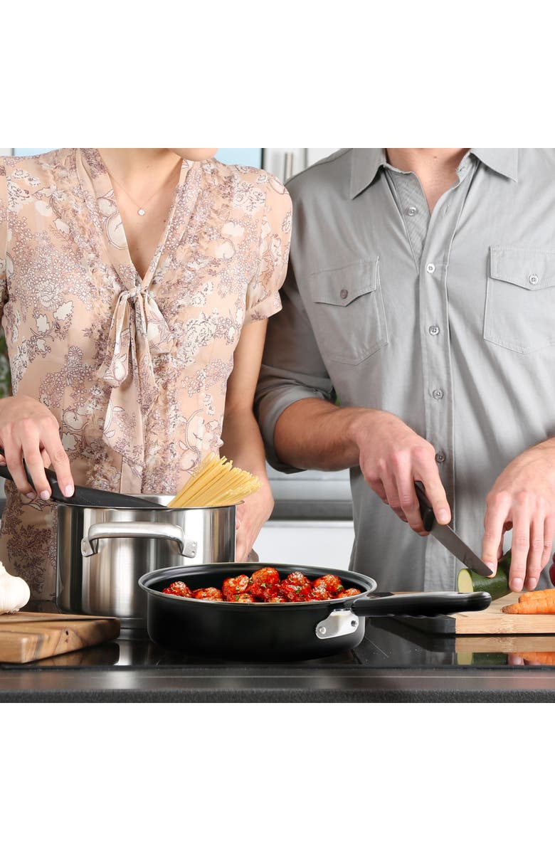 Better Chef 7 Piece Deluxe Non-Stick Cookware Set, Alternate, color, Black