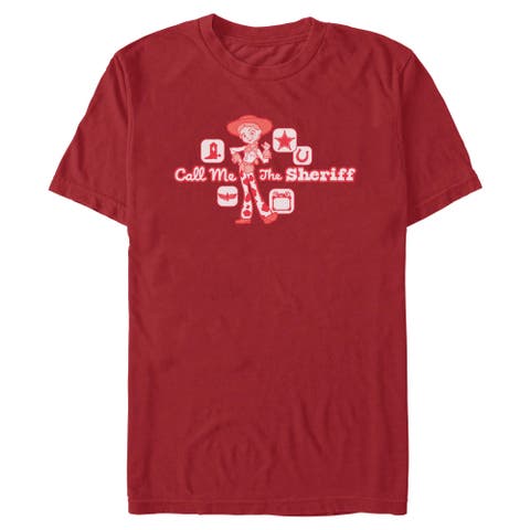 Men's Toy Story 5 Call Me The Sheriff  Graphic T-Shirt
