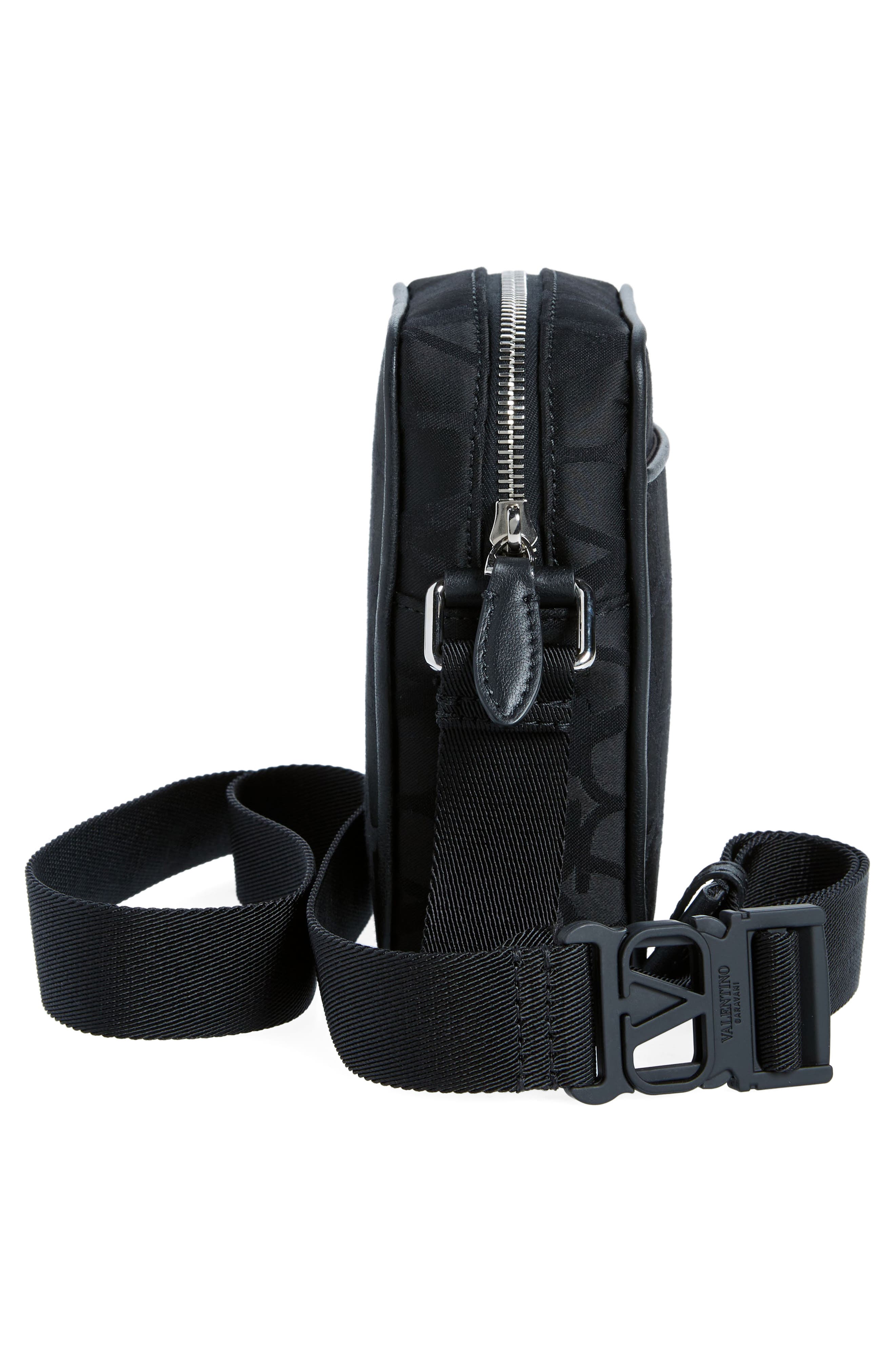 Valentino Garavani Small Logo Canvas Crossbody Bag, Alternate, color, 