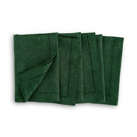 Linen Dinner Napkins Set of 4, 20 x 20" - Milan