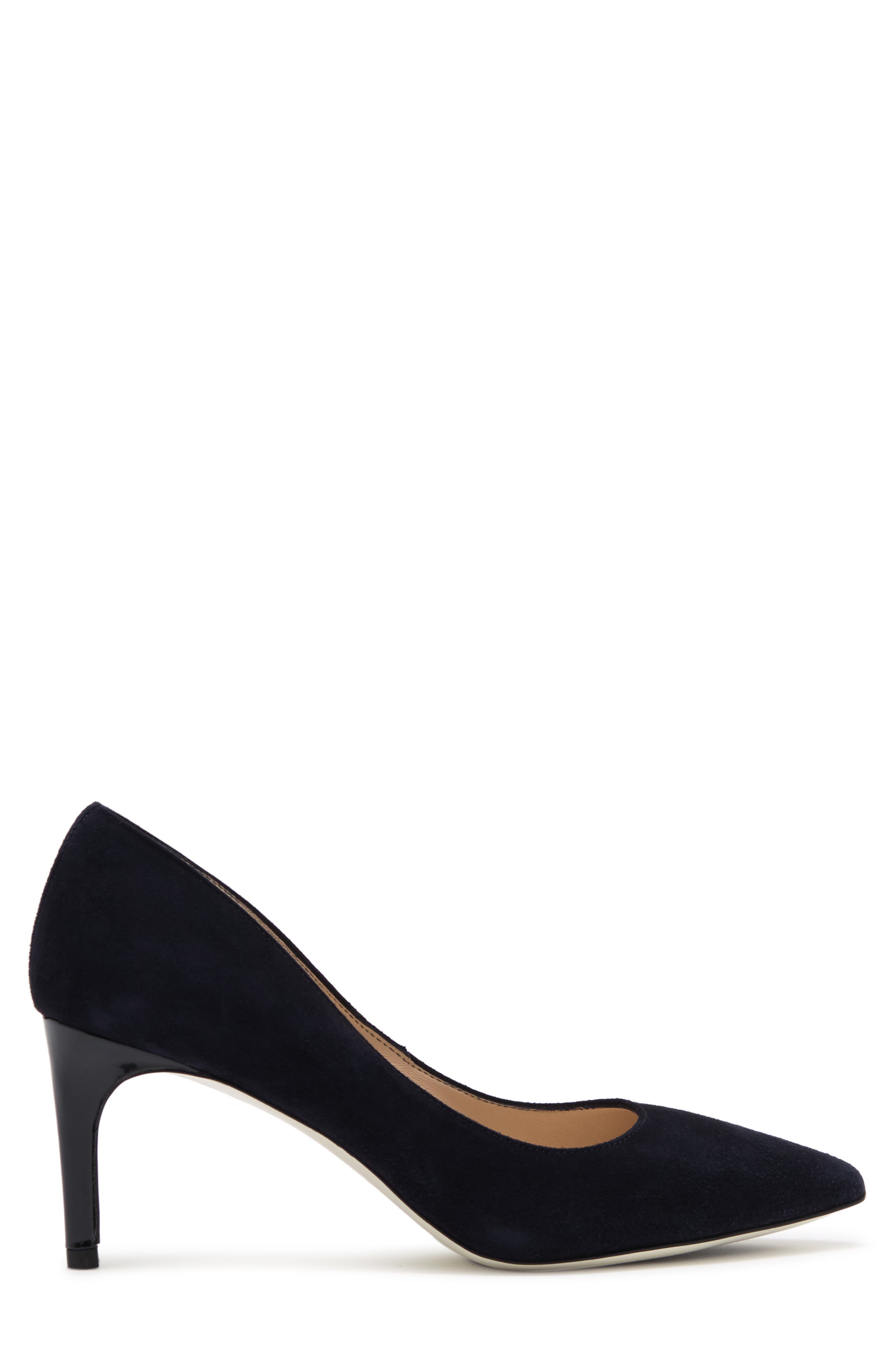 Cindy Pointed Toe Pump, Alternate, color, FRENCH NAVY SUEDE