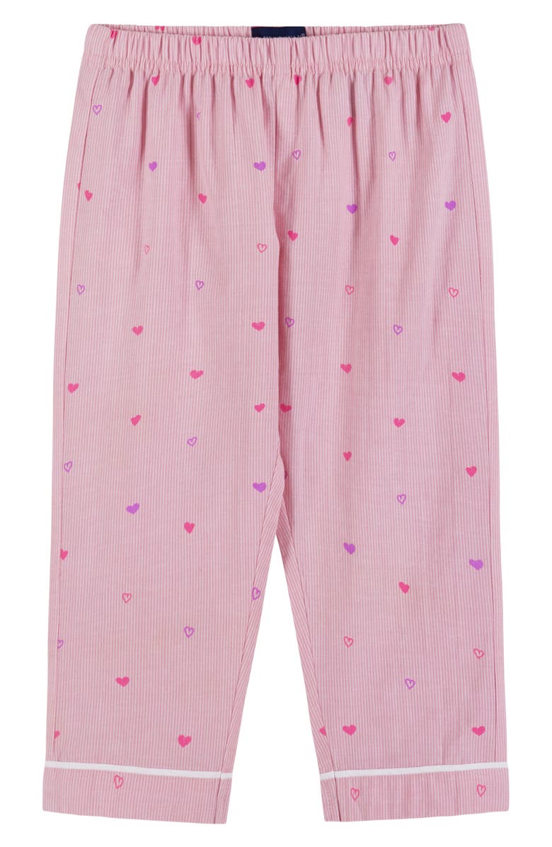 Andy & Evan Kids' Heart Print Two-Piece Pajamas, Alternate, color, 