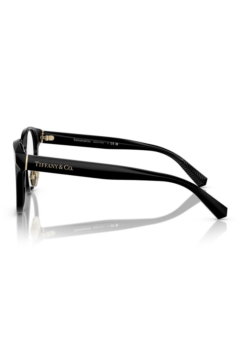 52mm Round Optical Glasses, Alternate, color, BLACK