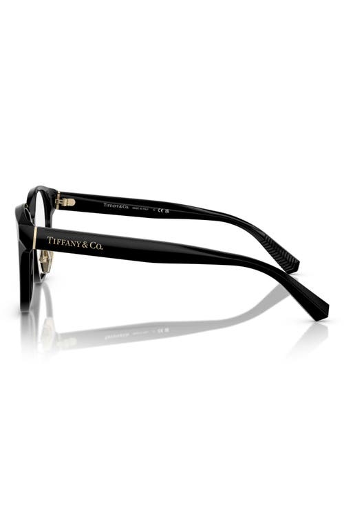 Tiffany & Co . 52mm Round Optical Glasses In Black