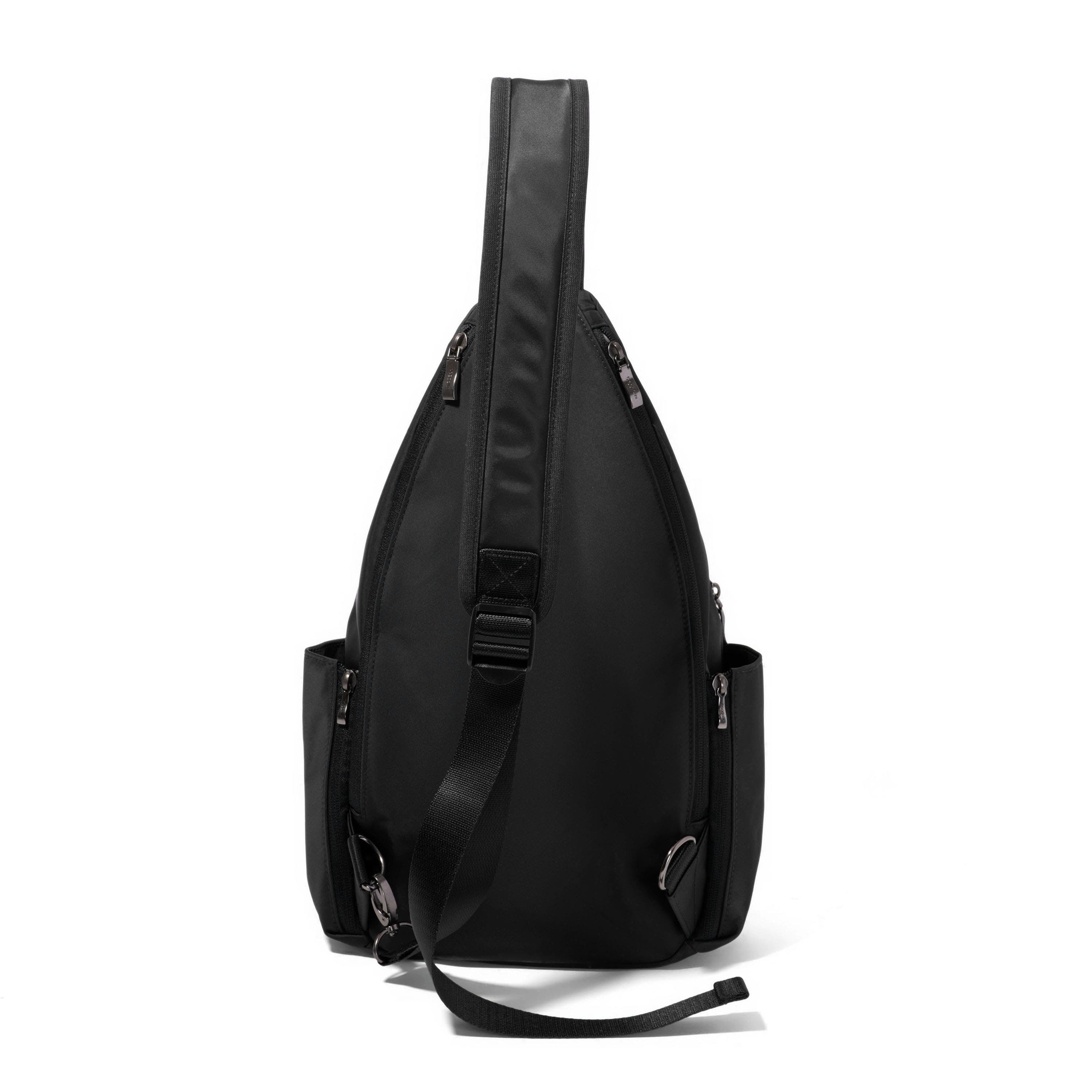 BAGGALLINI Central Park Large Sling Bag, Alternate, color, Black Twill