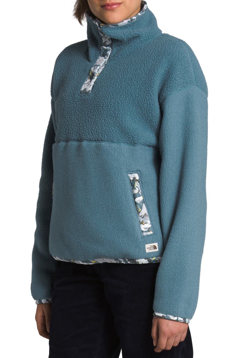 Liberty Quarter Snap Pullover, Alternate, color, MALLARD BLUE